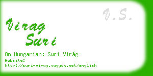 virag suri business card